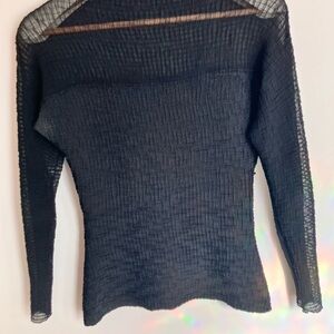 Elegant Black Women's crepe top